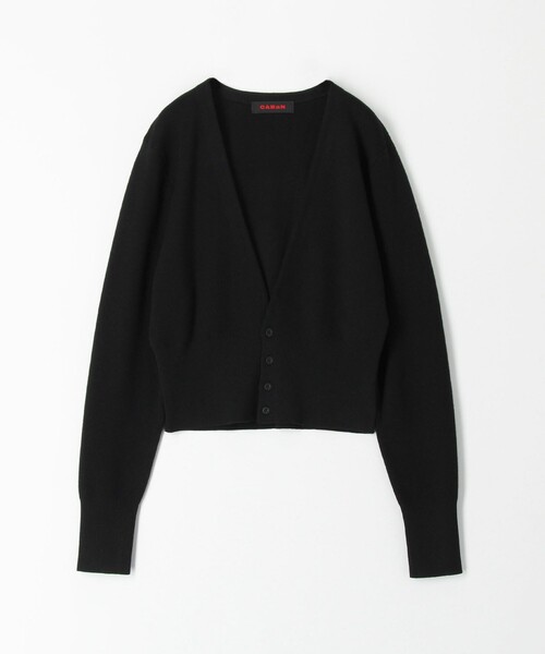 キャバン CABaN コットンカシミヤ Vネックショートカーディガン ニット CABaN コットンカシミヤ Vネックショートカーディガン
