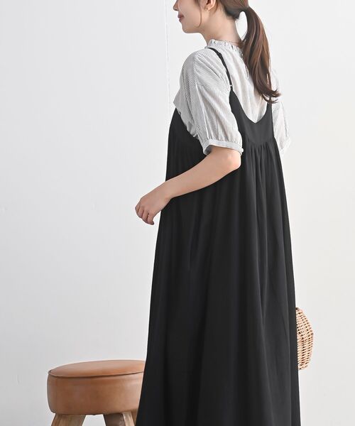 r・p・s（アールピーエス） ワンピース レーヨン麻キャミワンピース