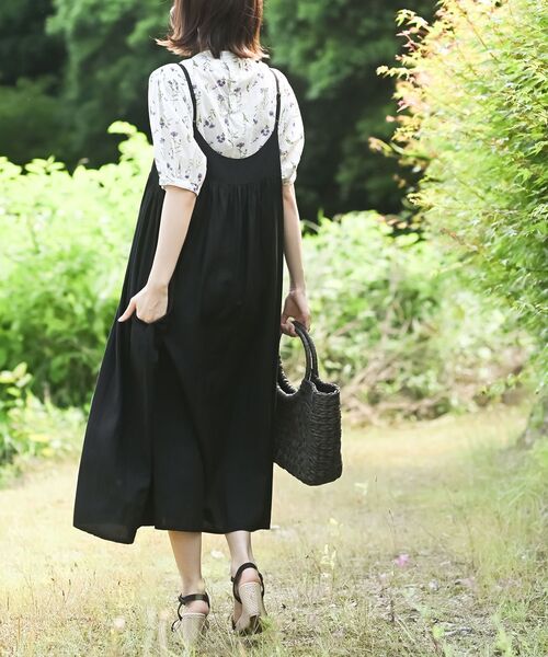 r・p・s（アールピーエス） ワンピース レーヨン麻キャミワンピース