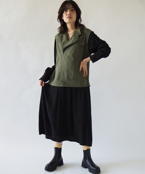 ワンピース レーヨンミリタリーワンピース Zozotown Yahoo 店 通販 Yahoo ショッピング