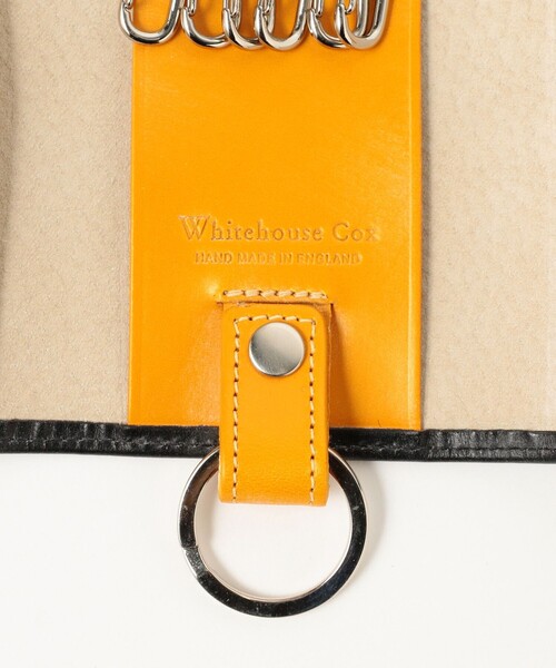 BEAMS F メンズ キーケース Whitehouse Cox / HOLIDAY LINE