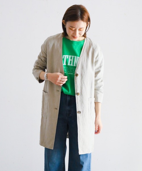 NOMBRE IMPAIR（ノンブルアンペール） コート アウター フレンチリネン