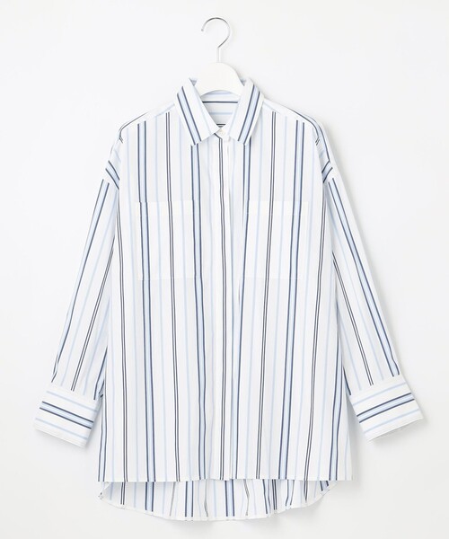 自由区 シャツ ブラウス 「洗える」SOMELOSシャーティング シャツ  