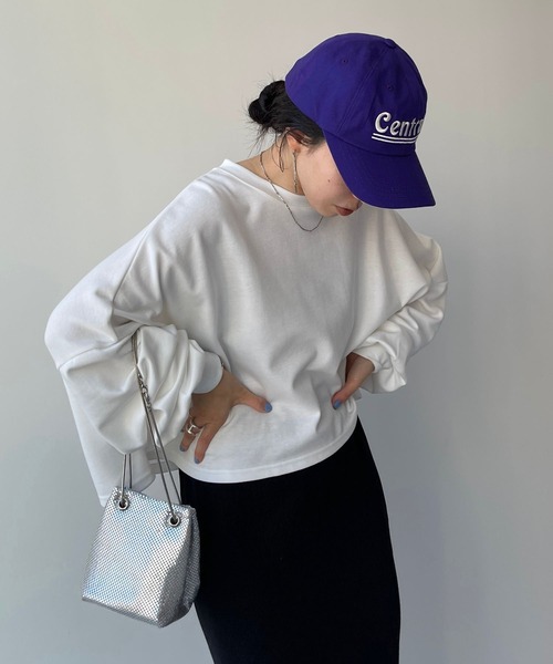 wee9s キャップ 帽子 purple cap / パープルキャップ レディース