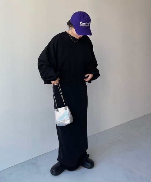 wee9s キャップ 帽子 purple cap / パープルキャップ レディース