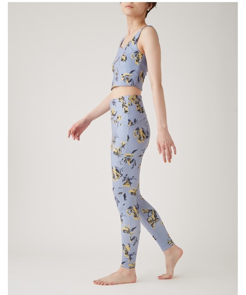 emmi yoga フラワープリント レギンス emmi yoga ヨガウェア ヨガパンツ エミ WELLNESS &TRAINING