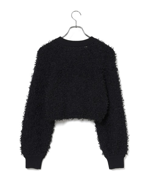 ADAM ET ROPE'（アダムエロペ） カーディガン フリンジニットブルゾン