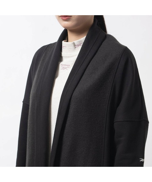カーディガン フリース レイヤー スウェット / CL WDE FLEECE LAYER SWEAT レディース Reebok カーディガン フリース レイヤー スウェット / CL WDE