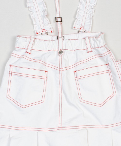 MILK サスペンダー Middy スカート ※ハンガーなし MILK デニムスカート サスペンダー Middy スカート : ZOZOTOWN
