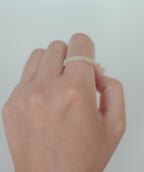 レディース指輪 ebine 指輪 リング Chubby Many Pearl Ring レディース