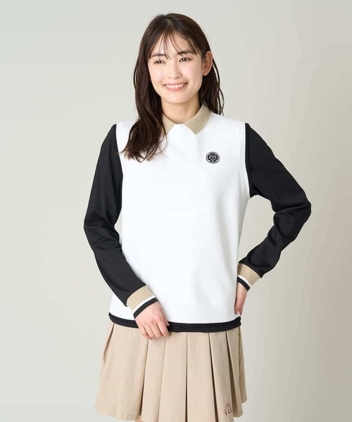 a.v.v(アー・ヴェ・ヴェ) ニット セーター レディースゴルフ a.v.v(アー・ヴェ・ヴェ) ニット セーター レディースゴルフ