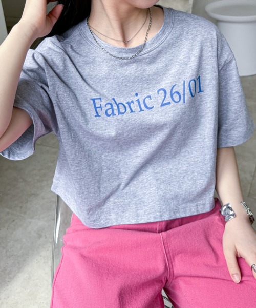 tシャツ Tシャツ レディース ロゴプリントショート丈ビッグTシャツ｜zozo｜03