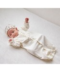 ベビー服 ロンパース 「オーガニック」レース切...の詳細画像1