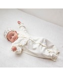 ベビー服 ロンパース 「オーガニック」レース切...の詳細画像2