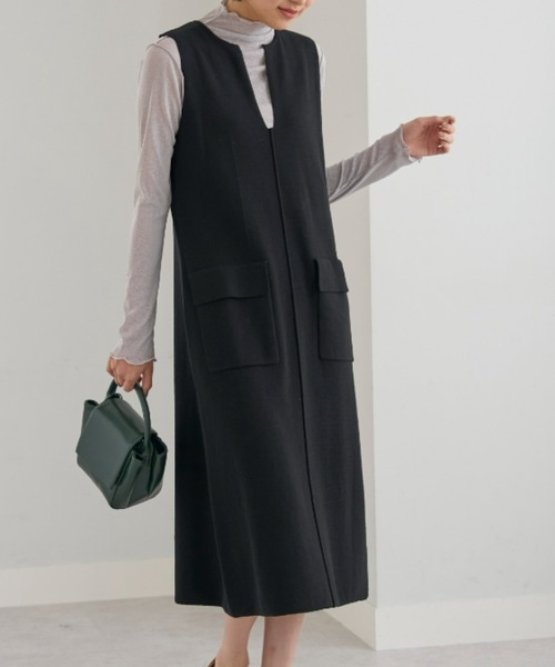 UNDOVE ジャンパースカート UNDOVE/綿100％ニットジャンパー