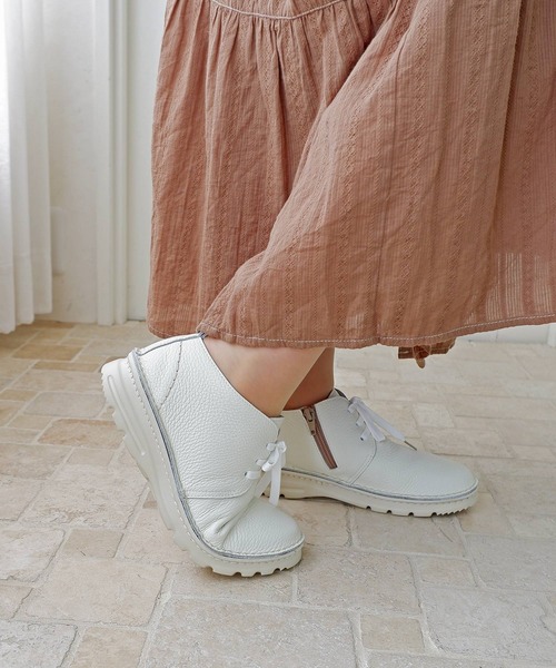 MODE KAORI（モードカオリ） スニーカー 「4E」撥水レースアップ