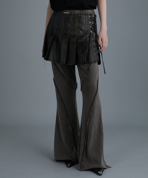 パンツ melt the lady layered skirt pants melt the lady layered skirt pants