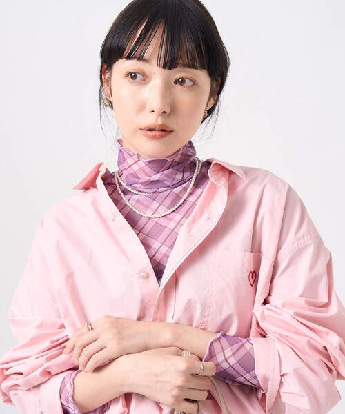 FREAK'S STORE tシャツ チェックシアートップス レディース