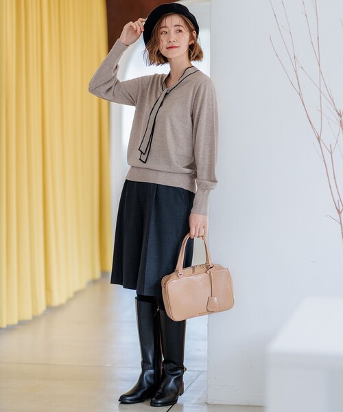 新品⭐︎ 23区L⭐︎ 【CLASSY.掲載/洗える】TWマットクロス ハーフパンツ 23区 パンツ 「CLASSY.10月号掲載/洗える」TWマットクロス