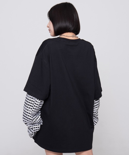 OY（オーワイ） tシャツ TRUMP STRIPE LAYERED LONG SLEEVE/トランプ