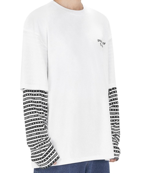 OY（オーワイ） tシャツ TRUMP STRIPE LAYERED LONG SLEEVE/トランプ 