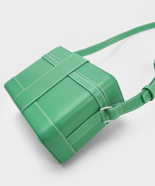 ☆絶版品☆ 「CHARLES & KEITH」 ショルダーバッグ S グリーン レディース ☆絶版品☆ 「CHARLES & KEITH」 ショルダーバッグ S グリーン レディース