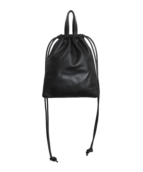 YArKA ハンドバッグ 「YArKA/ヤーカ」 real leather drawstring