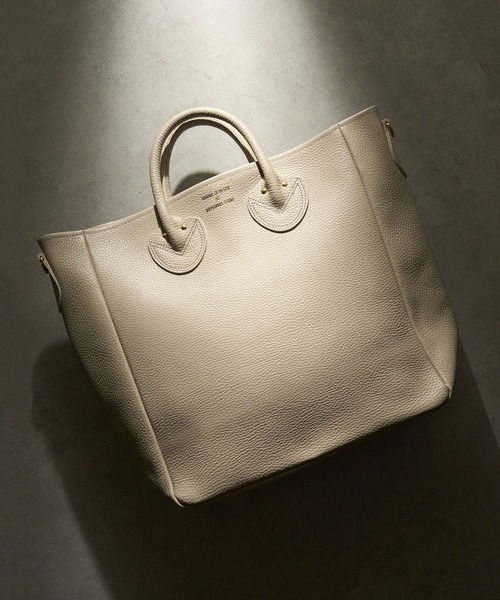 トートバッグ 「YOUNG＆OLSEN」EMBOSSED LEATHER D TOTE M レディース メンズの画像