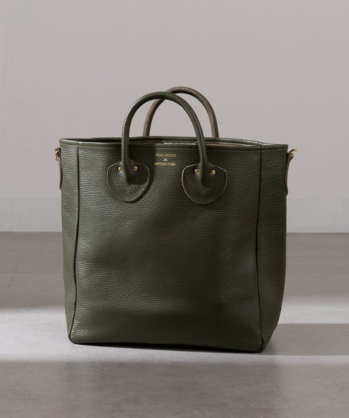 トートバッグ 「YOUNG＆OLSEN」EMBOSSED LEATHER D TOTE M レディース メンズの画像