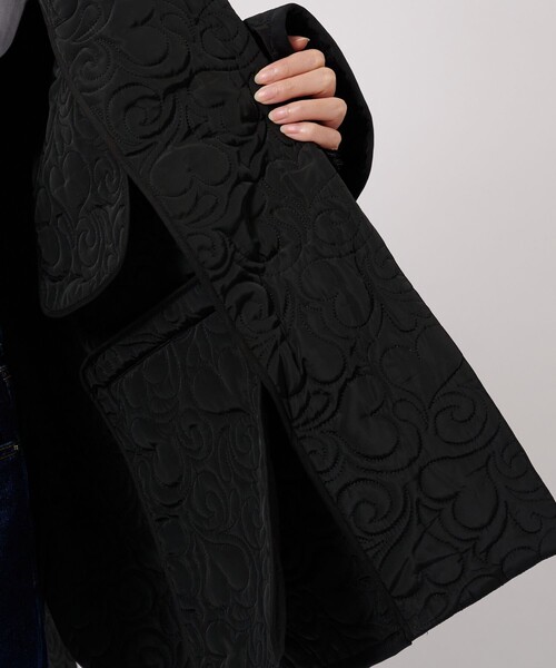 ジャケット・アウター Quilting Sweatshirt Down Jacket Quilting Sweatshirt Down Jacket/Gray｜PERVERZE | パーバーズ