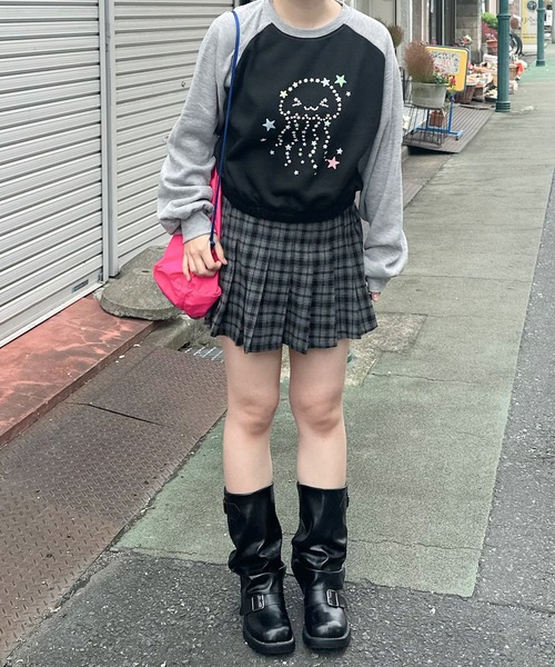 shrita（シュリータ） スカート チェックプリーツミニスカート「低身長