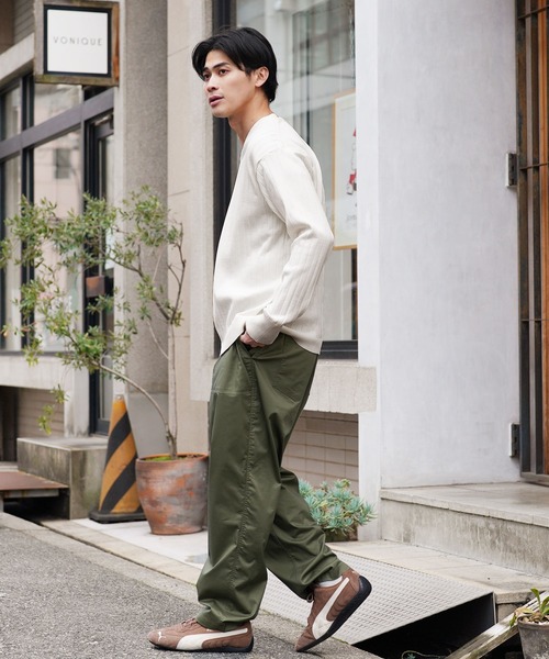 JIGGYS SHOP（ジギーズショップ） セーター ニット ワイドリブVネック