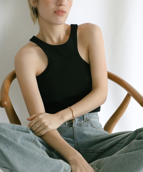 select MOCA（セレクトモカ） タンクトップ ノースリーブ カップ付き