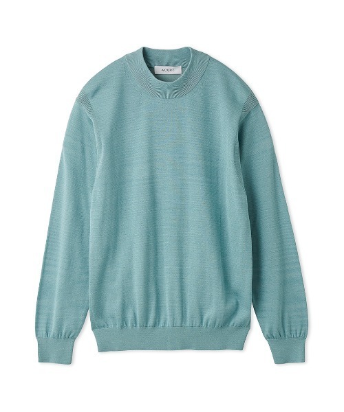 【新品未使用】AOUREセーターニット ロングスリーブ メンズ AOURE（アウール） セーター ニット セレーサカルメン ロングスリーブ