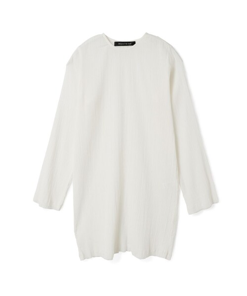 tシャツ mizuiro ind コットンクレープチュニックプルオーバー レディース mizuiroind tシャツ mizuiro ind コットンクレープチュニック