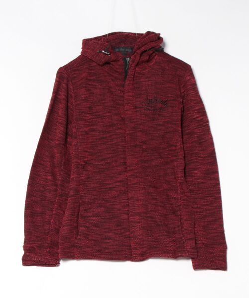 ジャンパー✴︎値下げしました B.I.D. パーカー 「in the attic」フードデザインZIP UP
