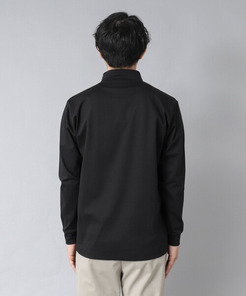 PG メンズモックネック　ブラック　4 NOLLEY'S tシャツ 「ACTIVE SECT」「限定展開」ハイゲージ
