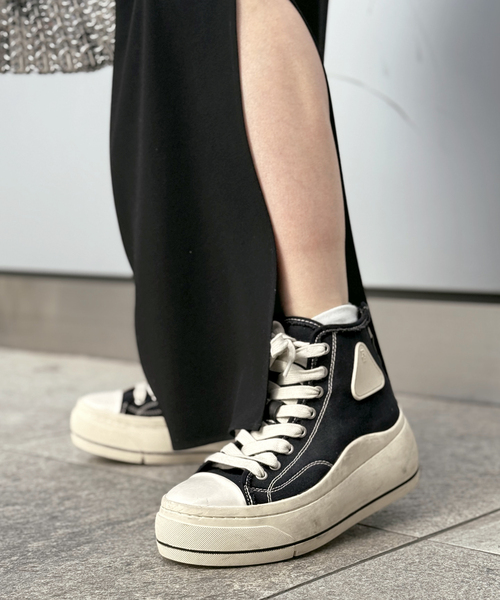 R13 R13WS026S001ABLACK 関税送料込 R13 スニーカー 「R13/アールサーティーン」HIGH TOP SNEAKER