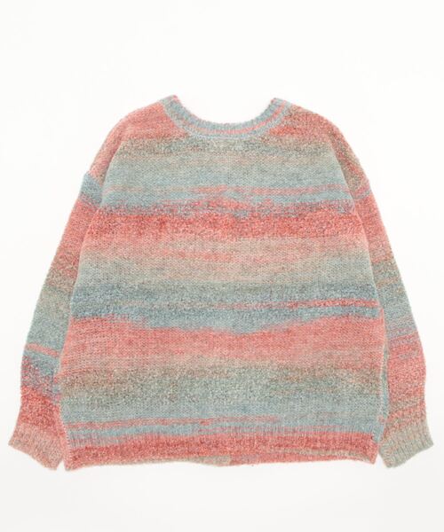 「nemne store」 ニットカーディガン MEDIUM ボルドー レディース_画像2