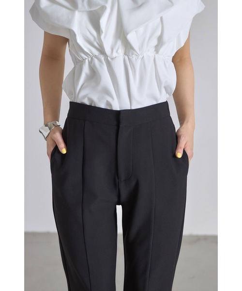 STYLEDELIストレッチセミフレアパンツ新品 &. NOSTALGIA パンツ ストレッチセミフレアスリットパンツ