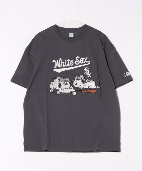 PEANUTS MLB TOKYO SERIES Tシャツ サイズL ドジャース PEANUTS×MLB 】オリジナルデザイン Tシャツ ヤンキース