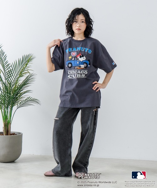 【別注】MLB公式 ドジャースヤンキース PEANUTSコラボTシャツ2点セット 別注】MLB公式 ドジャースヤンキース PEANUTSコラボTシャツ2点セット