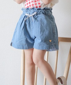 パンツ 「ジュニア対応」ハートポケットショートきゅんパンツ キッズ 子供服 女の子