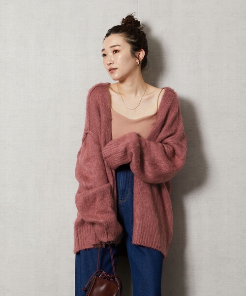 フリークスストア ペルーニットカーディガン FREAK'S STORE - 美品 フリークスストア ペルー アルパカ ニット