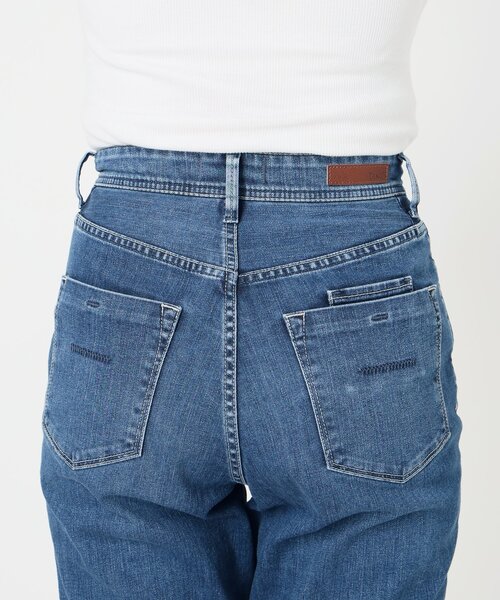 極美品 YANUK LOUISE 25 インディゴ ストレート ワンウォッシュ WOMENSパンツLOUISE ストレート | YANUK ONLINE STORE