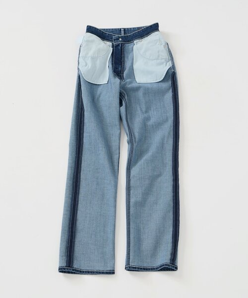 新品タグ付き　定価¥26,400 YANUK IENA別注 デニム 25 YANUK ジーンズ デニム デニムパンツ 「InRed 4月号掲載