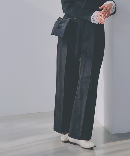 80s ANCHOR BLUE 3タック ハイウエスト チノ スラックス GLOBAL WORK チノパン 高山直子さんコラボ/タックワイド