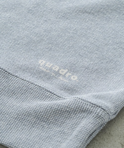 tシャツ Wジャガード7分袖クルーネックプルオーバー レディース quadro tシャツ Wジャガード7分袖クルーネックプルオーバー