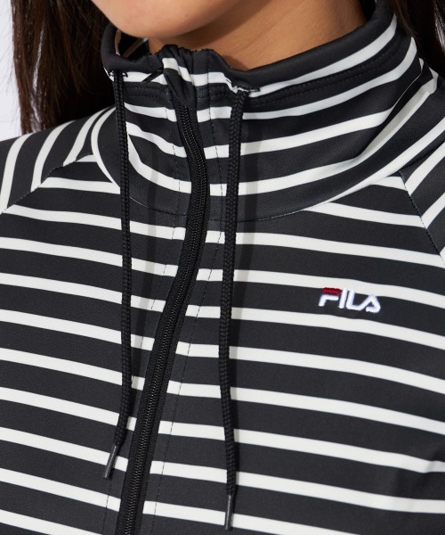 FILA ラッシュガード 「FILA/フィラ」レディースボーダーUV
