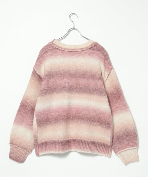 「VENCEEXCHANGE」 ニットカーディガン FREE ピンク レディース_画像3